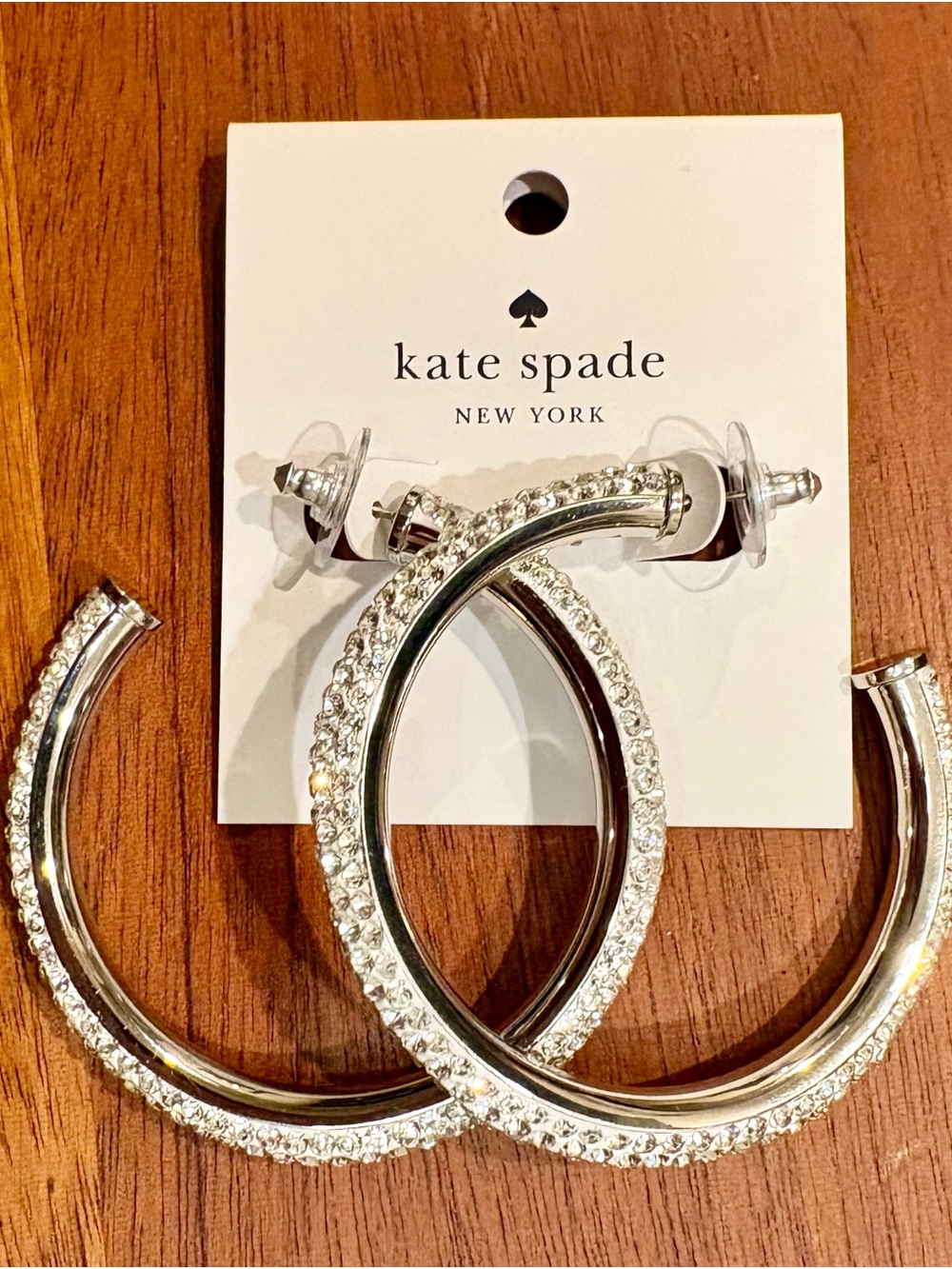 Hoop Earrings on Kate Spade Card